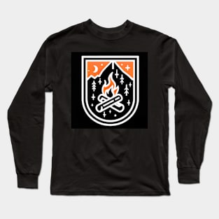 Camping Fire Long Sleeve T-Shirt